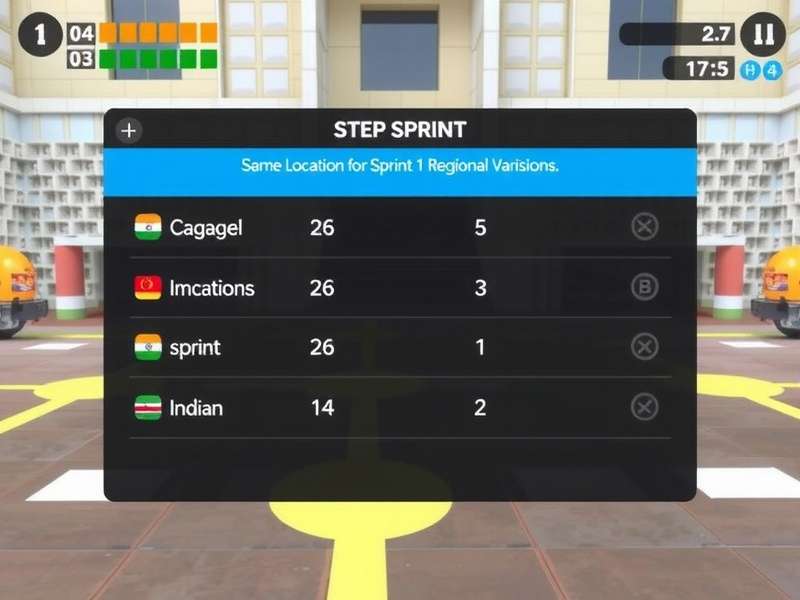 Step Sprint Gameplay